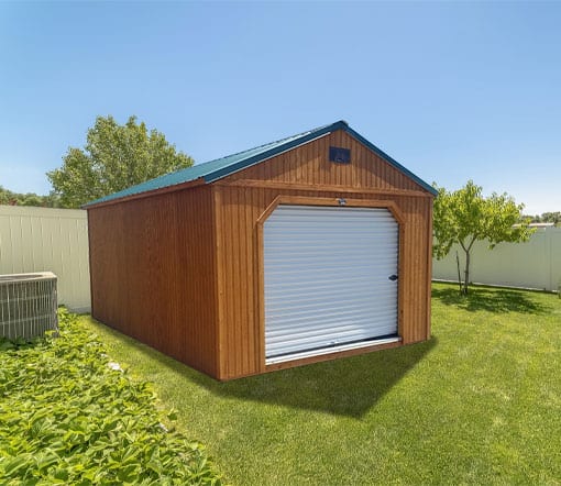 Garage in the backyard.