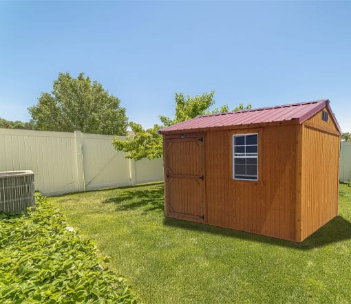 Garden shed in the backyard.