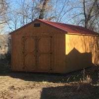 Shed in Back Yard