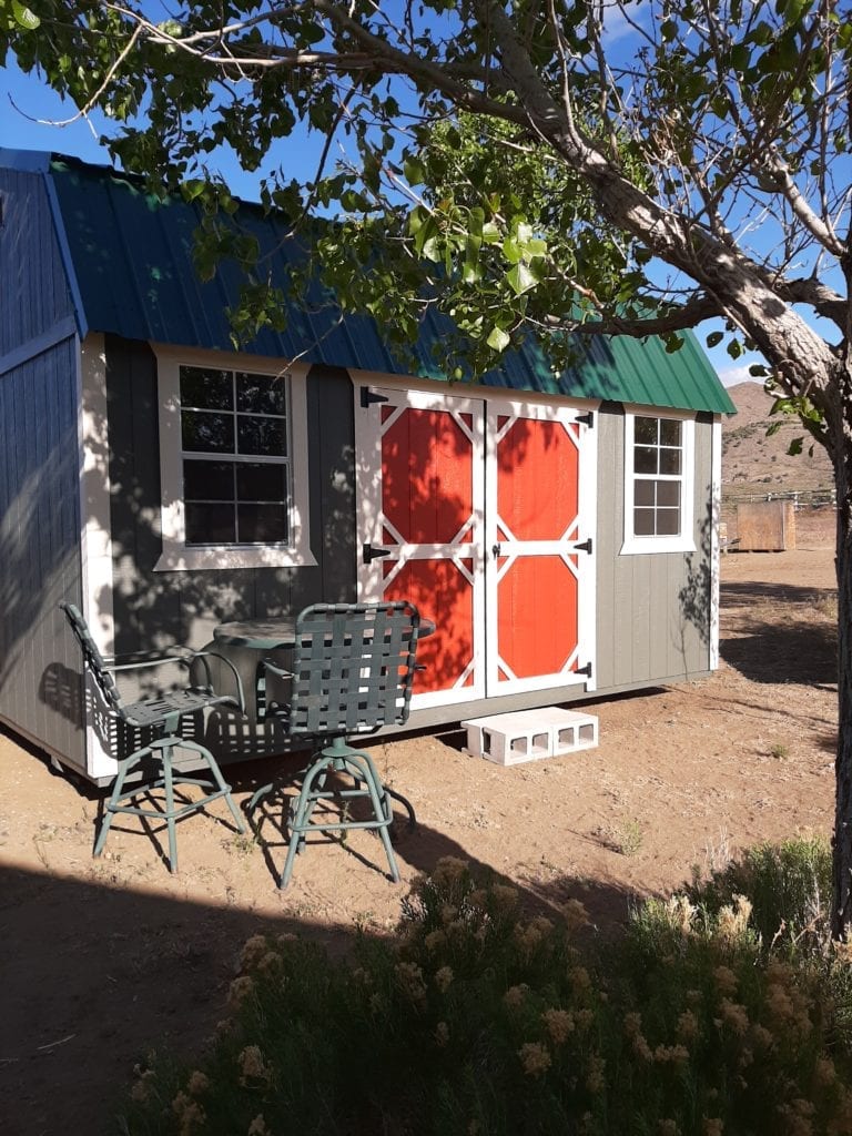 Lofted Cabin Side Door