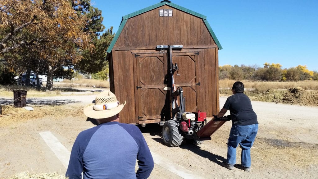 Shed installation