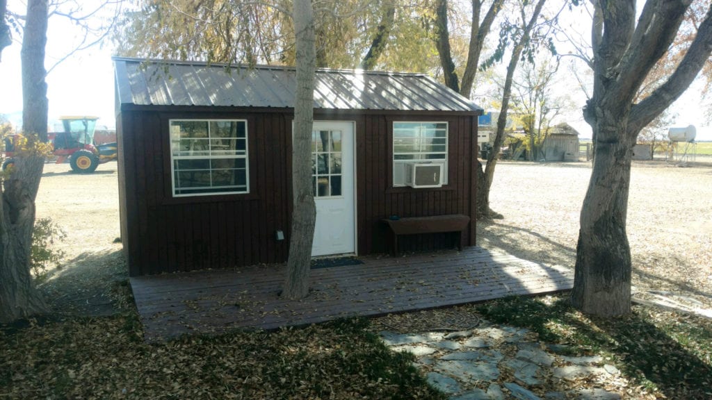 Lofted Cabin with Side Door